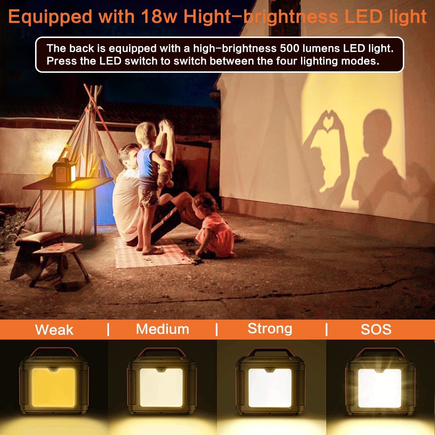 US Plug Portable Power Station P302,300W 296Wh Backup Lithium Battery - AURA