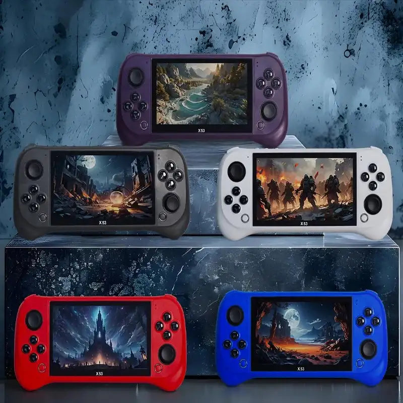 Children's Game Console X53 Handheld Game Console HD 5.1 Inch - AURA