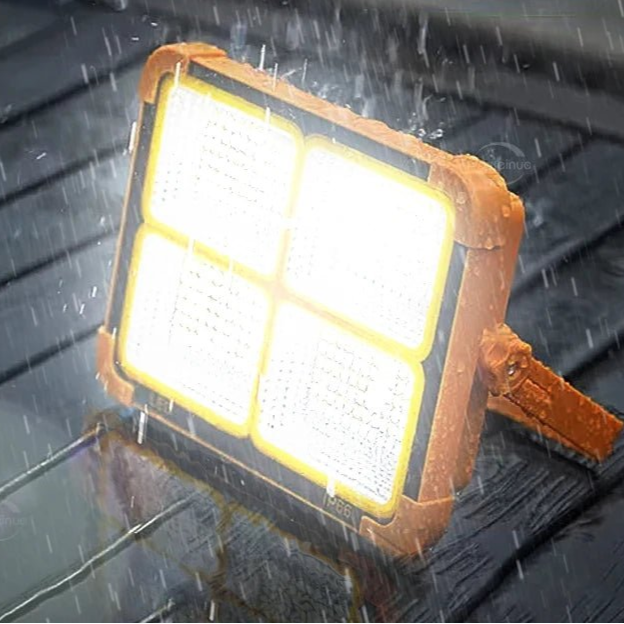 LED Powerful Solar Light Portable Hand Lamp Super Bright USB Rechargeable Searchlight - AURA