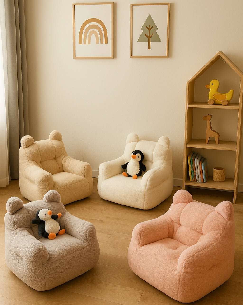 Bear Shaped Lazy Sofa Bean Bag - AURA