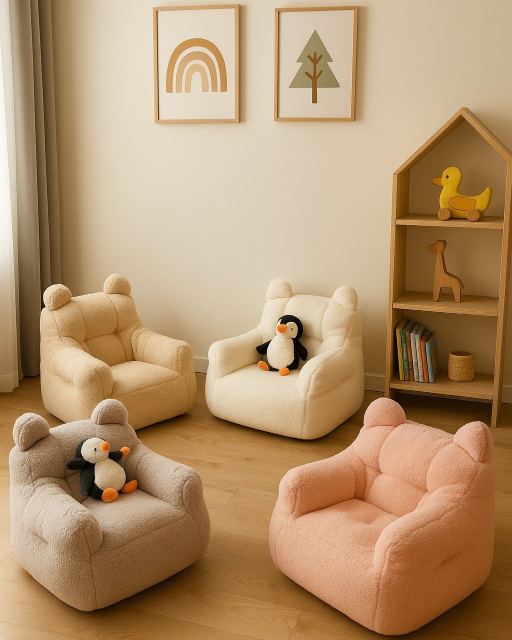 Bear Shaped Lazy Sofa Bean Bag - AURA