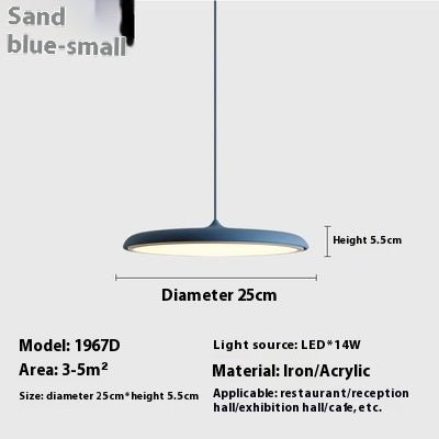 Dining Room Chandelier Macaron Flying Saucer Artistic Lamp - AURA