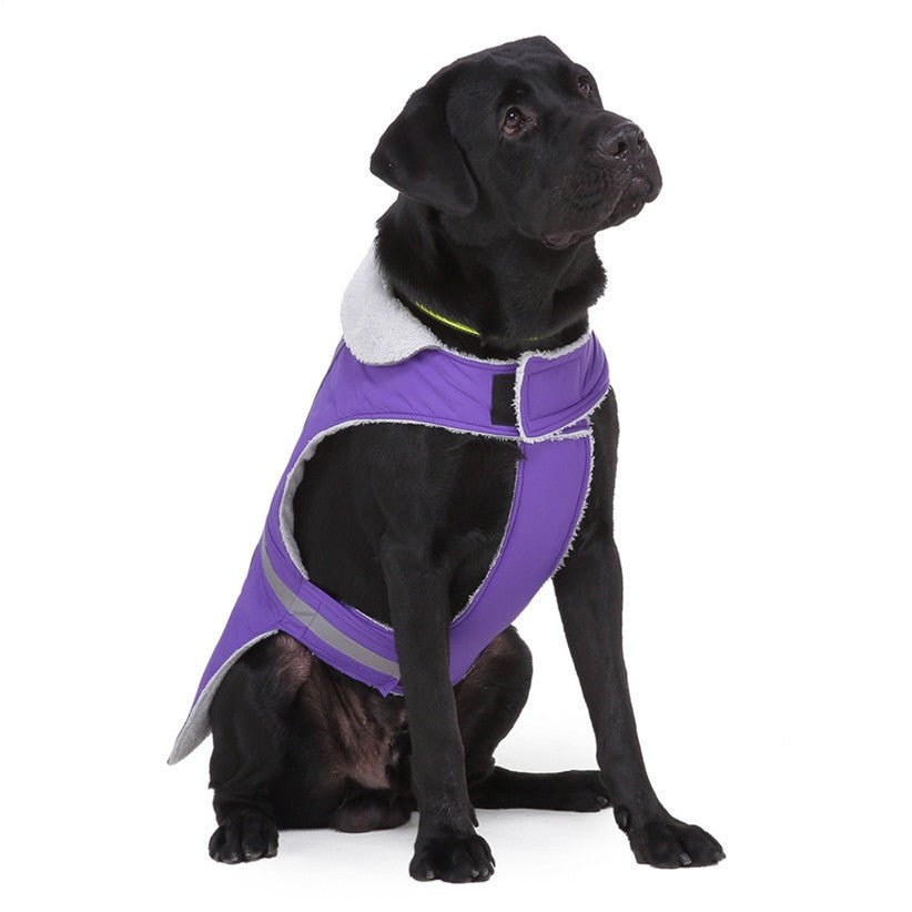 Pet clothes winter clothes night reflective pet clothes - AURA