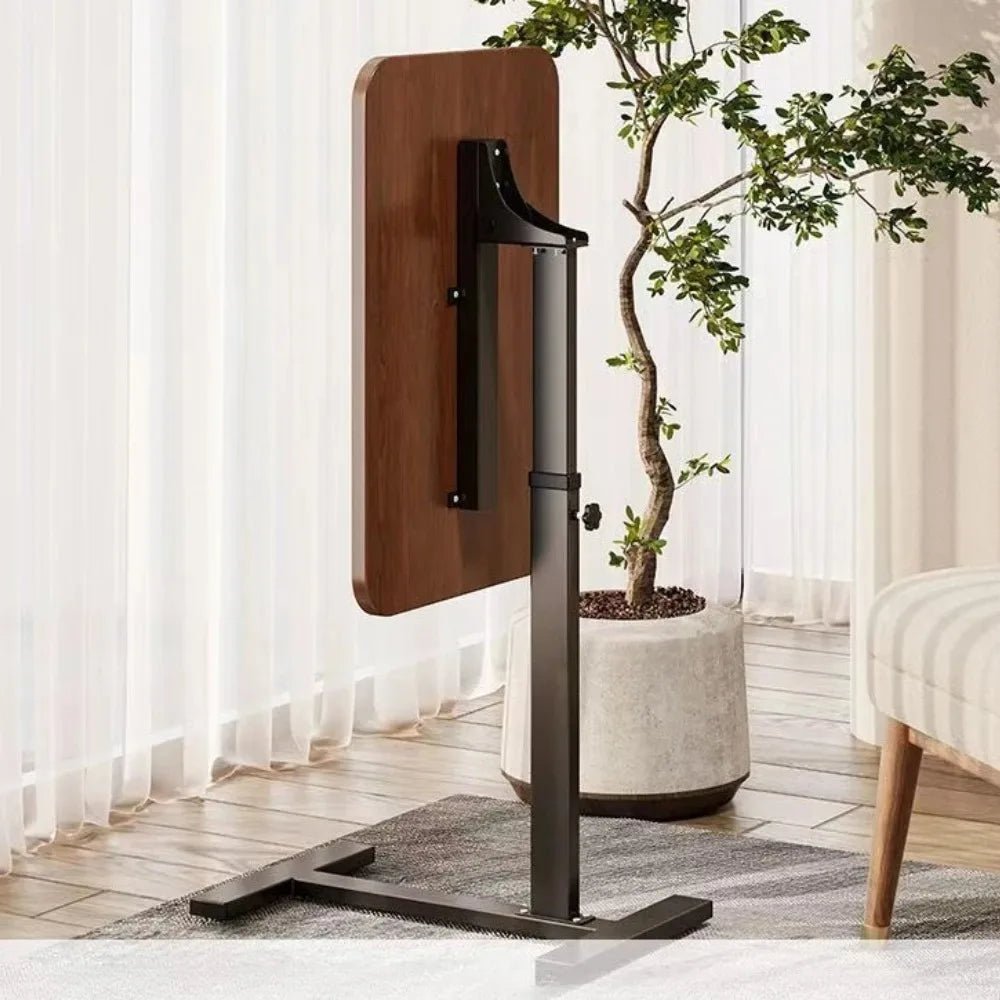 Mobile Bedside Table Household Office Desk Bedroom Folding Tables - AURA