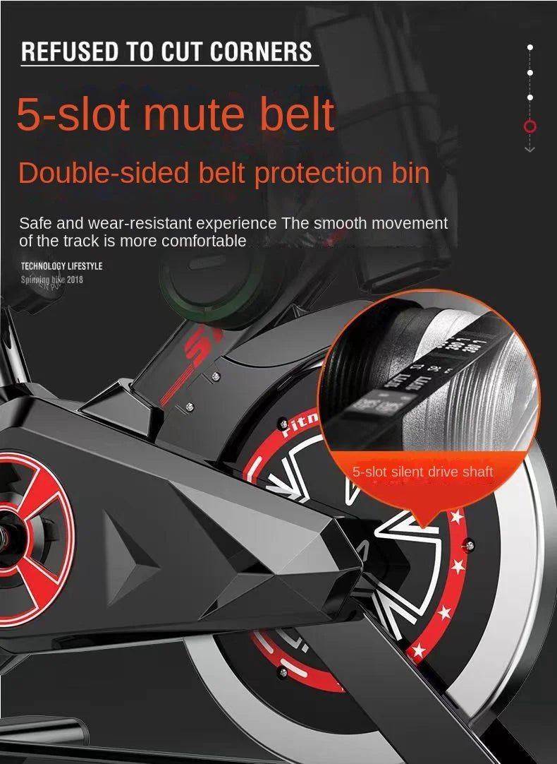 OVOZI Spin Bike Home Fitness Equipment Gym - AURA