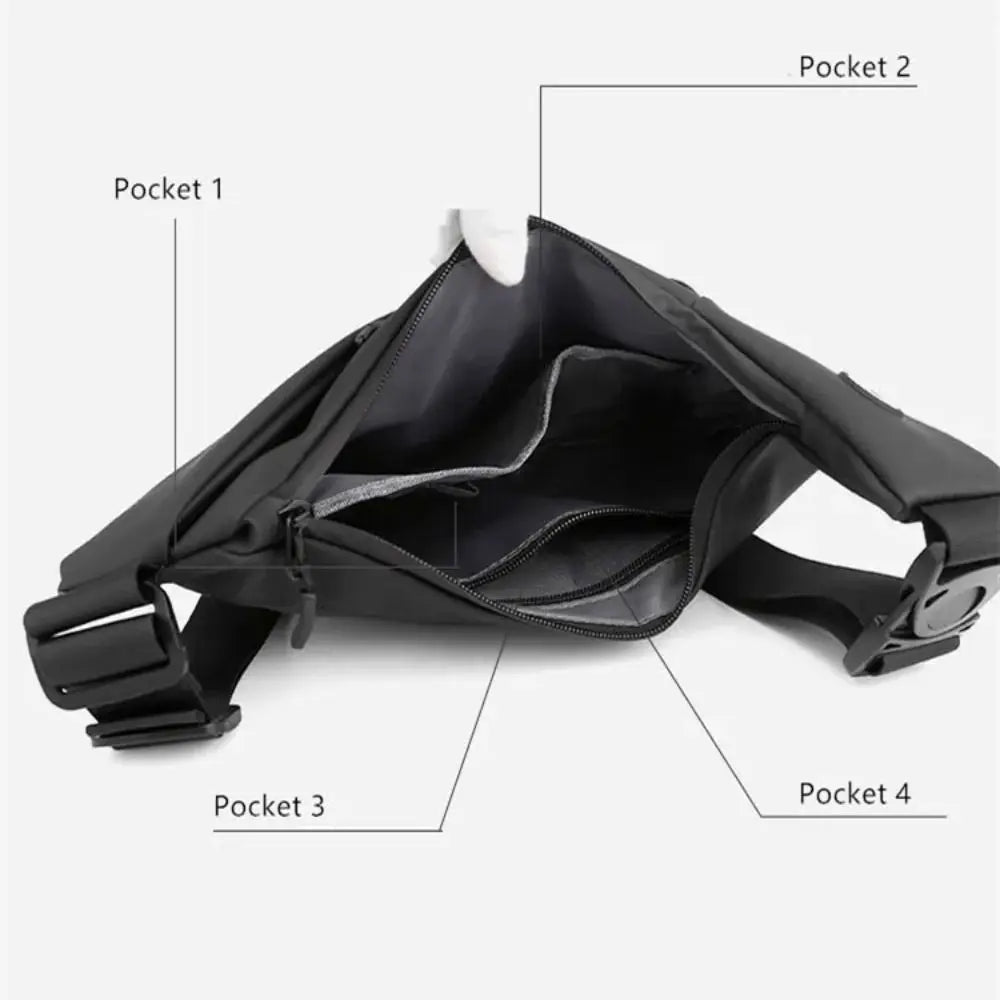 Men Sling Chest Bag 2024 Anti Theft Mini Travel Bag - AURA