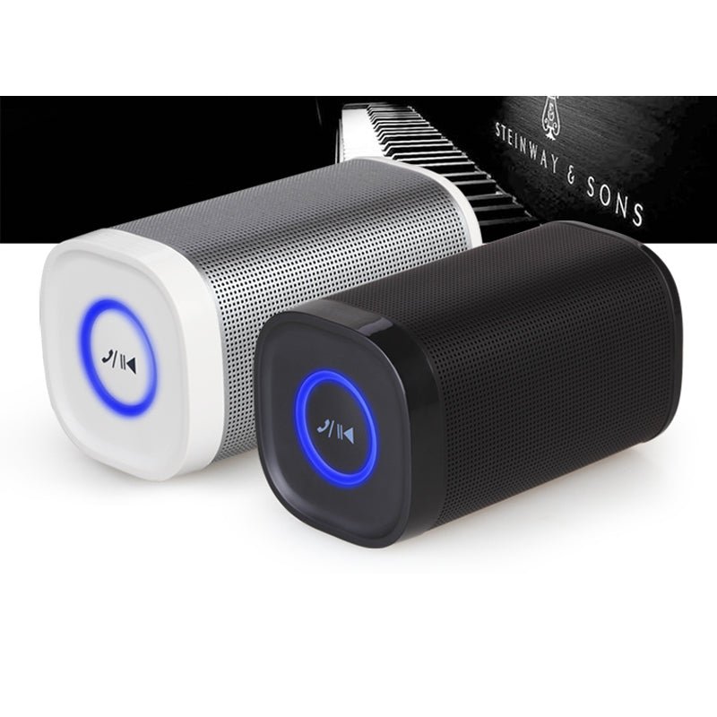 Wireless Portable 360° Bluetooth Universal Speaker White - AURA