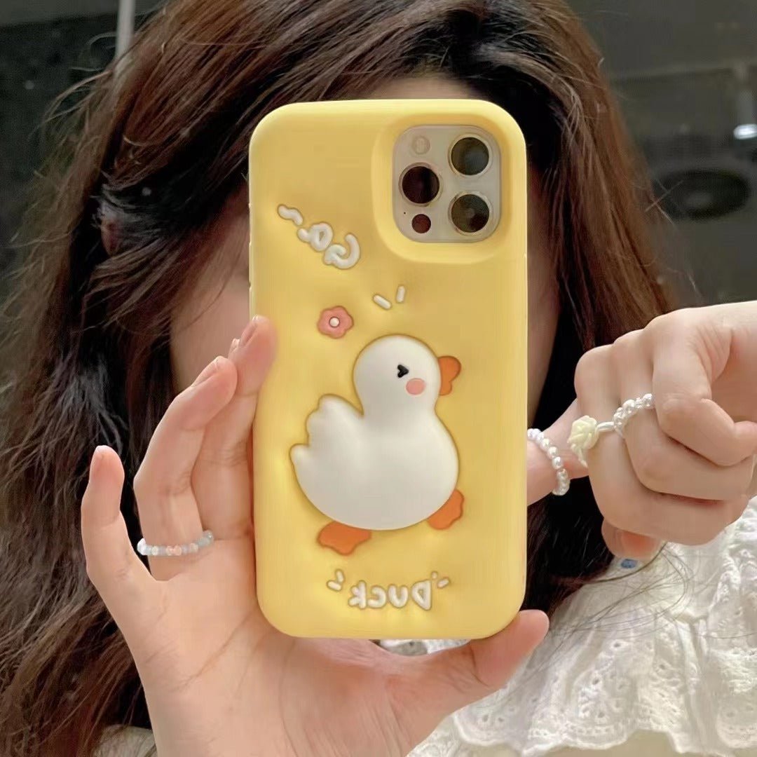 Fashion Personalized Decompression Duck Phone Case - AURA