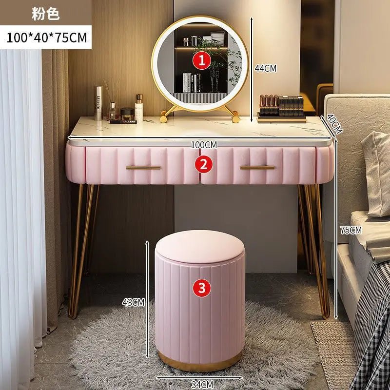Nordic dressing table bedroom modern simple Internet celebrity ins style dressing table - AURA