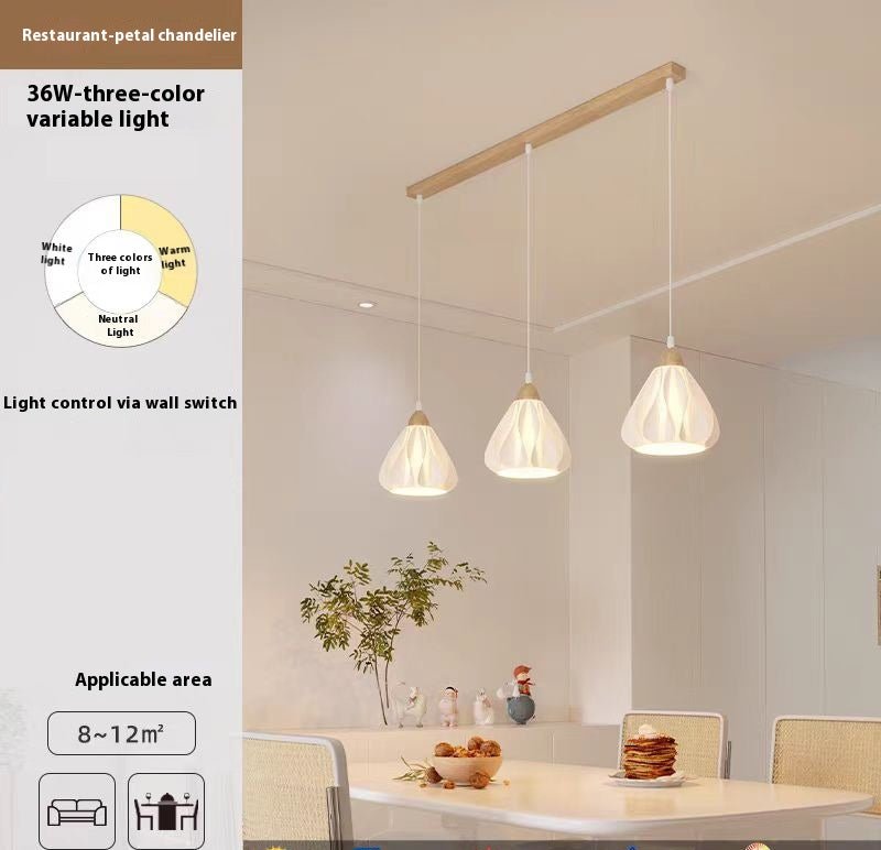 Household Log Style Art Three - end Ceiling Lamp - AURA