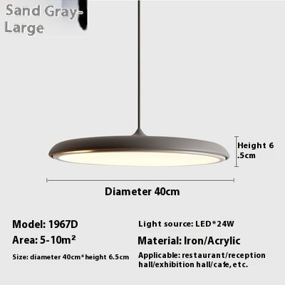 Dining Room Chandelier Macaron Flying Saucer Artistic Lamp - AURA