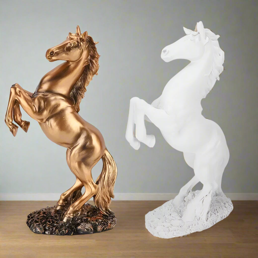 European Style Horse Sculpture Home Desk Decor Ornament Photograph Props - AURA