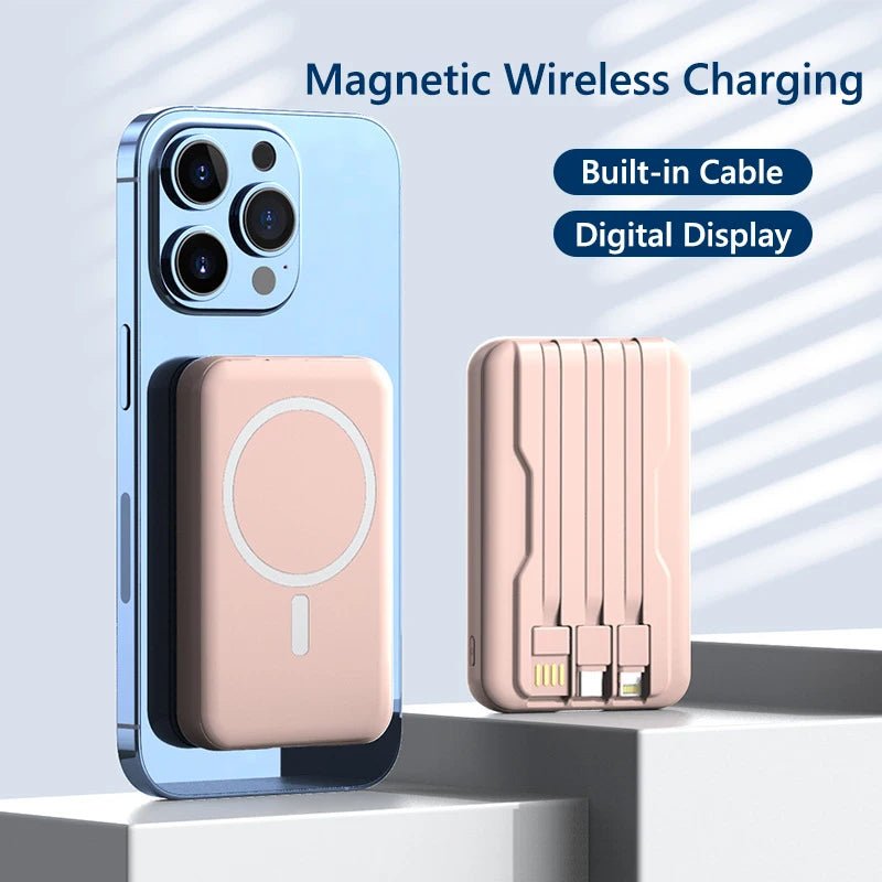 Magnetic Power Bank 20000mAh 10W Wireless Fast Charging Portable Battery - AURA