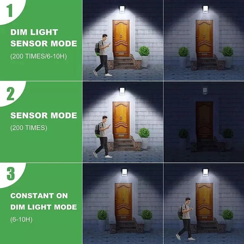 Solar LED Street Light Outdoor Clip - on Motion Sensing Light IP65 Waterproof - AURA