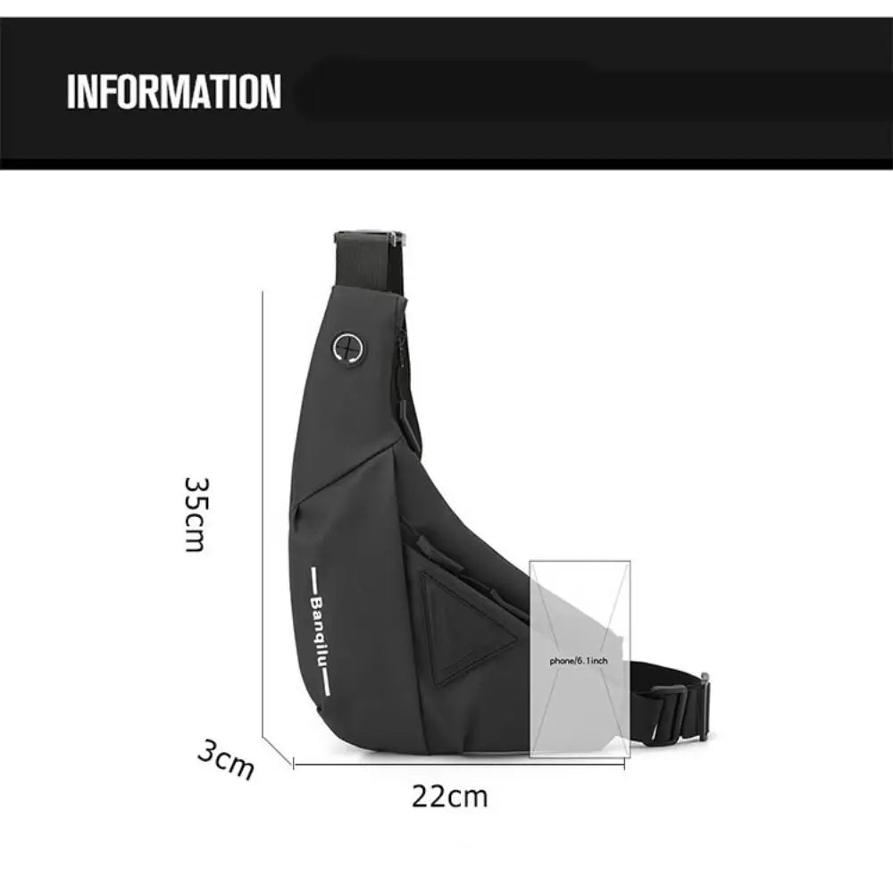 Men Sling Chest Bag 2024 Anti Theft Mini Travel Bag - AURA