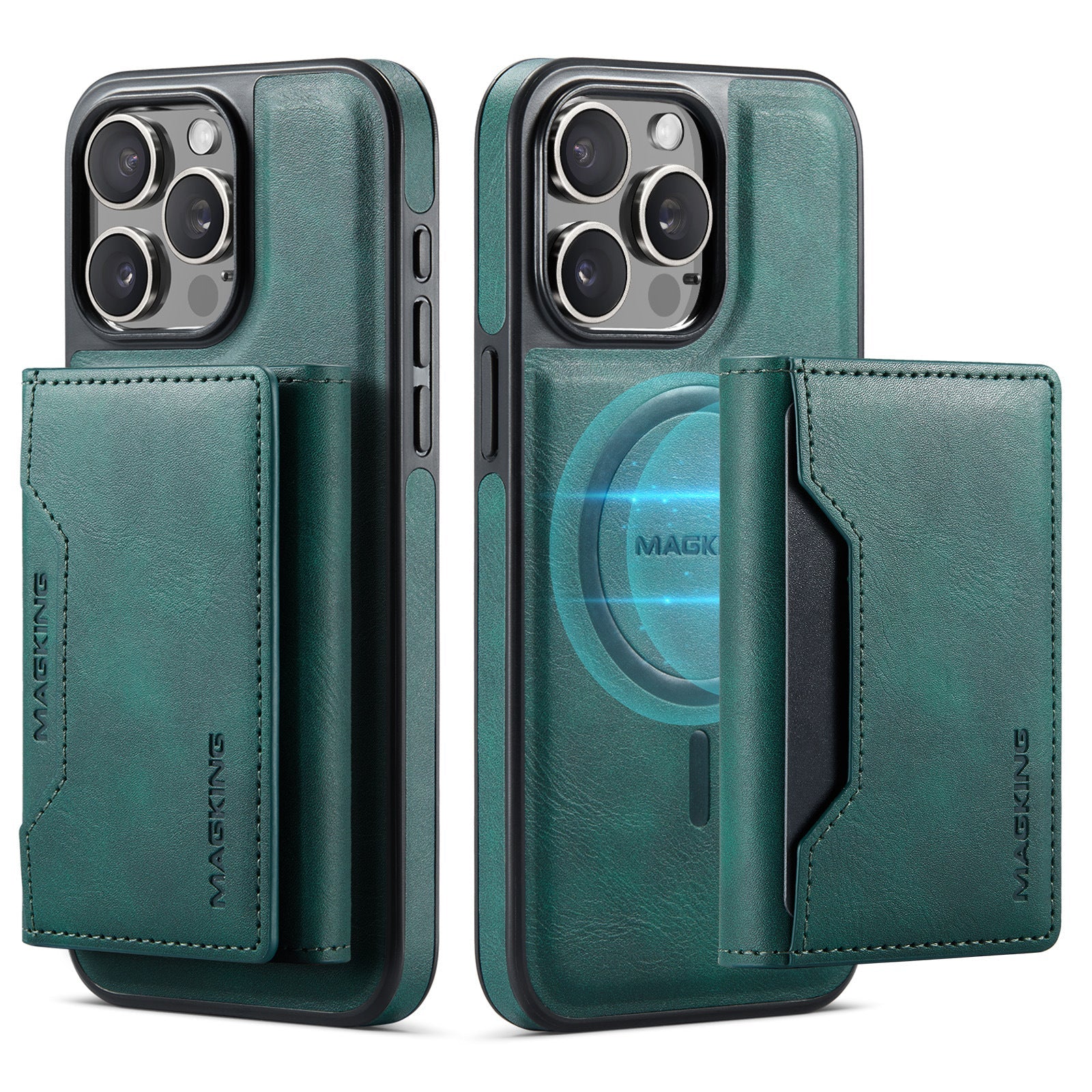 Card - inserting Wireless Leather - filled Mobile Phone Protective Cover - AURA