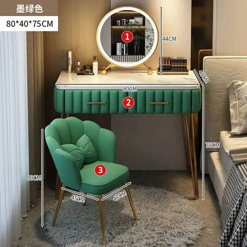 Nordic dressing table bedroom modern simple Internet celebrity ins style dressing table - AURA
