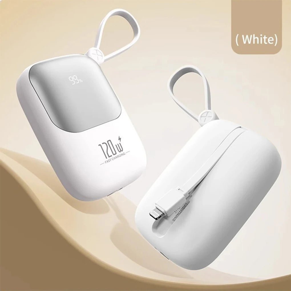 120W super fast charging power bank with cable 20000mAh large capacity - AURA