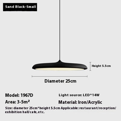 Dining Room Chandelier Macaron Flying Saucer Artistic Lamp - AURA