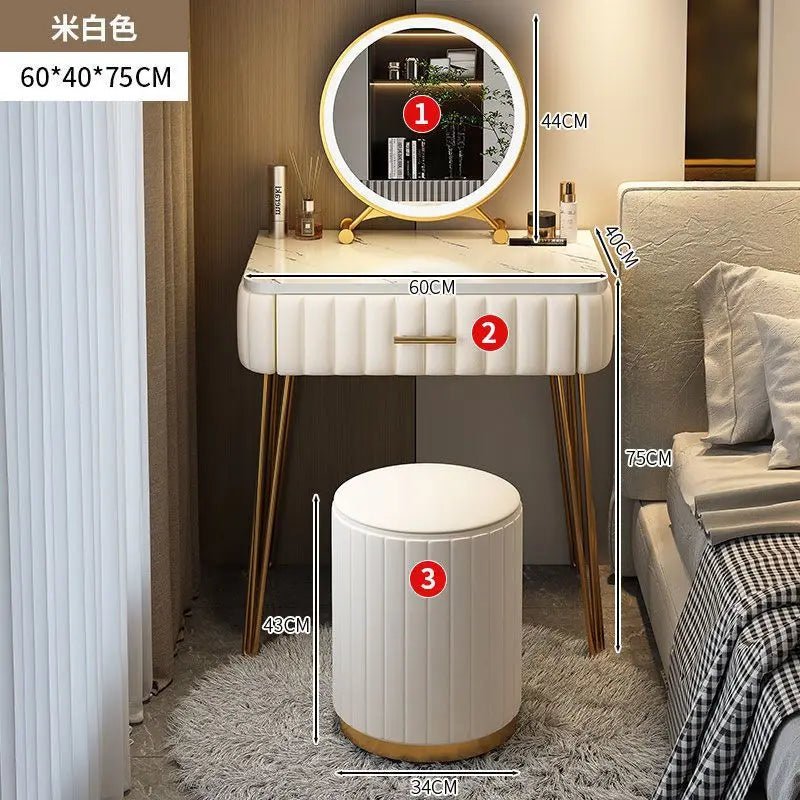 Nordic dressing table bedroom modern simple Internet celebrity ins style dressing table - AURA