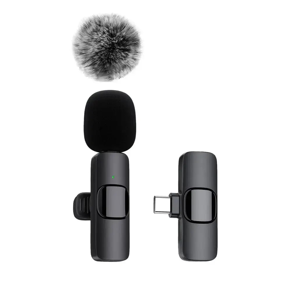 NEW Wireless Lavalier Microphone Audio Video Recording Mini Mic - AURA