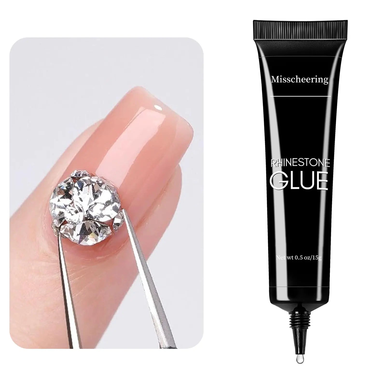 30g Nail Rhinestone Glue for Nails Super Strong Gel Nail Glue - AURA
