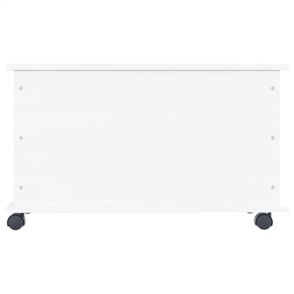 ALTA White Storage Chest on Wheels 28.7x15.6x17.3 - AURA