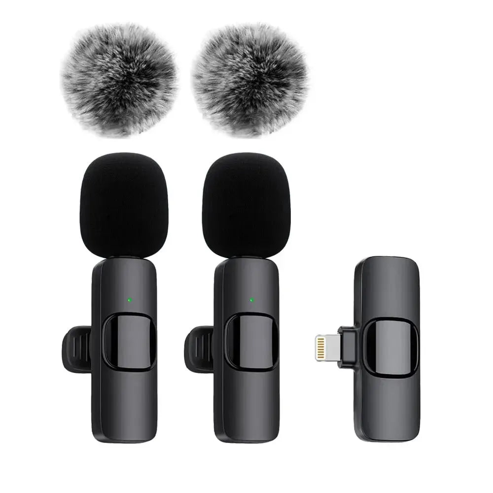 NEW Wireless Lavalier Microphone Audio Video Recording Mini Mic - AURA