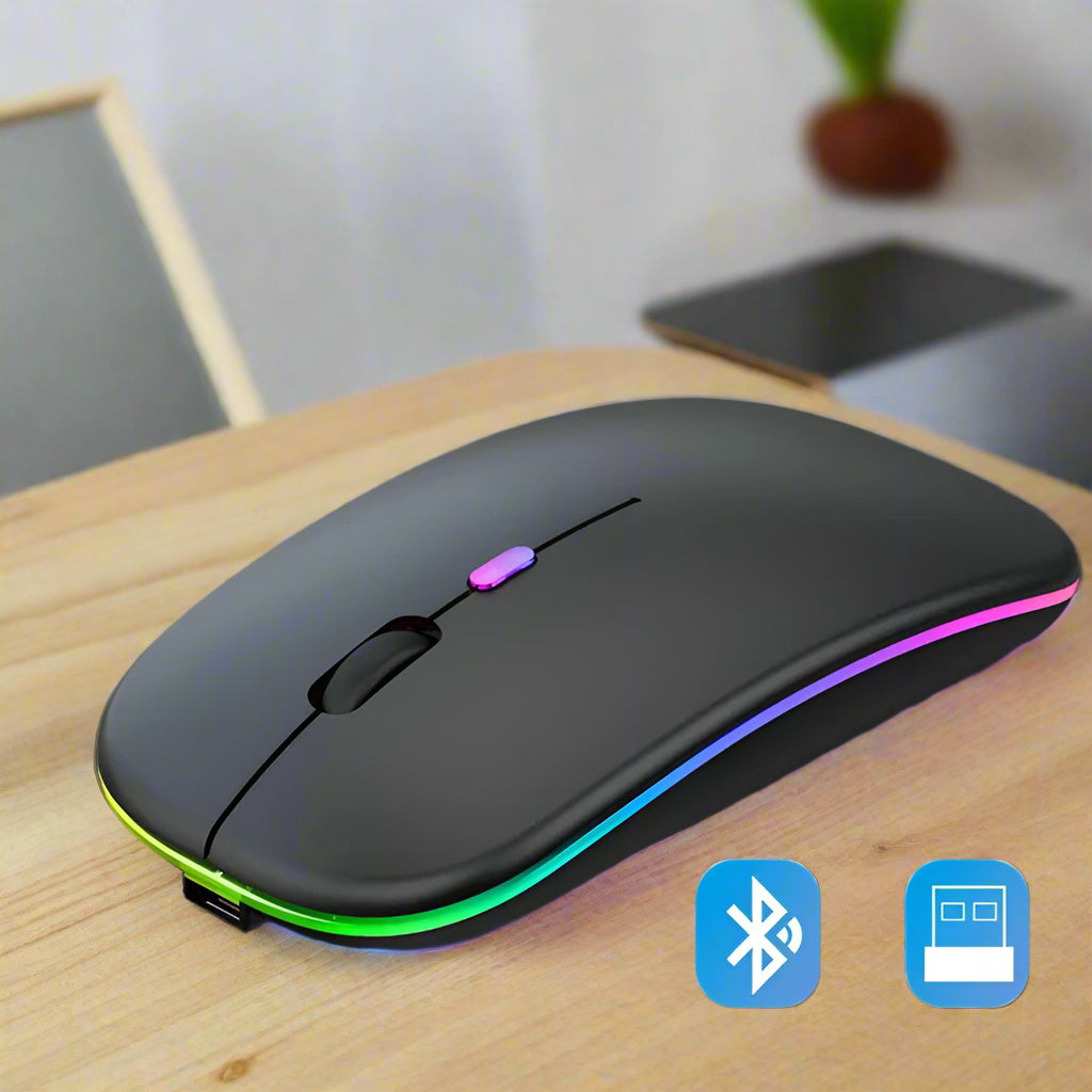 Tablet Phone Computer Bluetooth Wireless Mouse - AURA