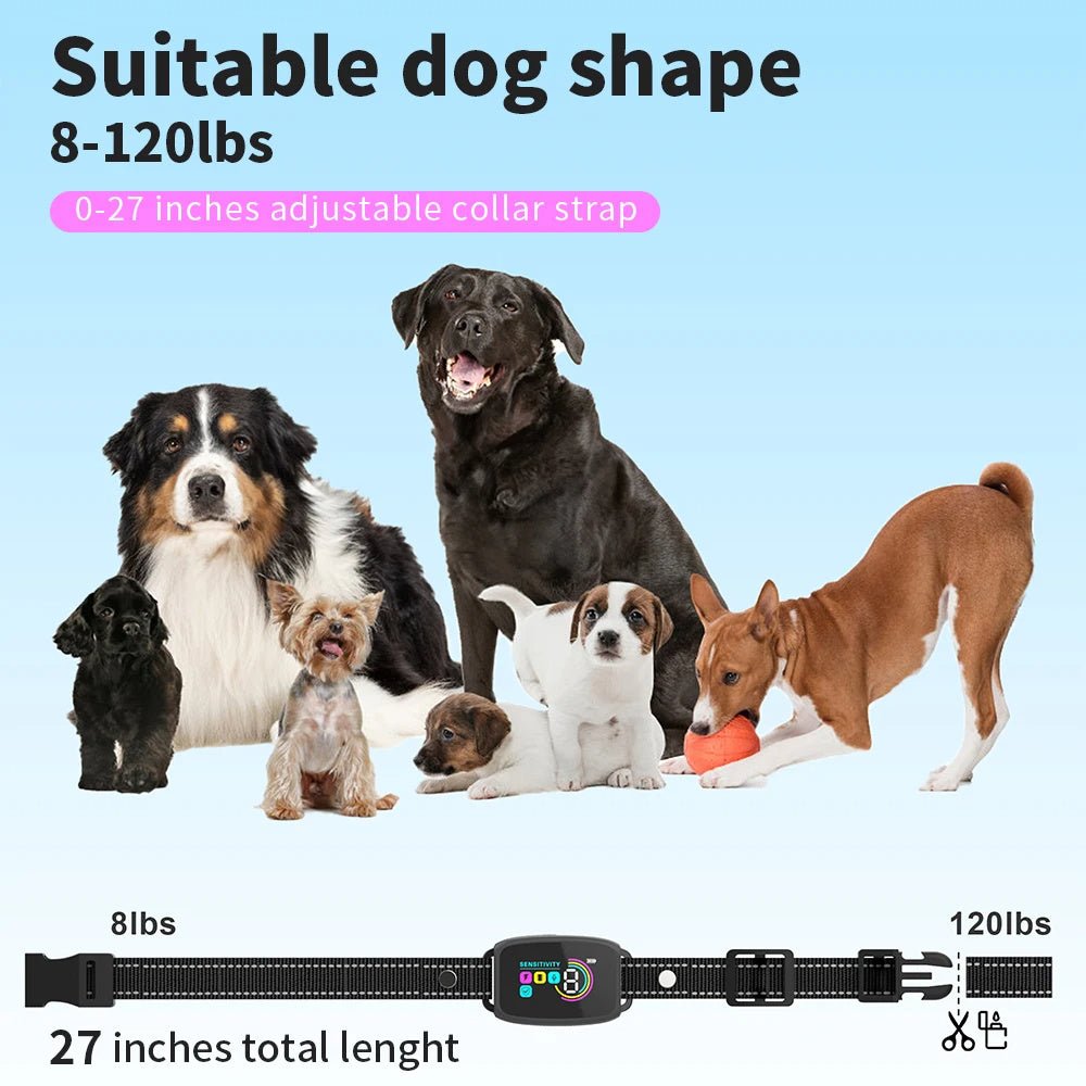 Smart Automatic Anti Barking Dog Collar Rechargeable Bark - AURA