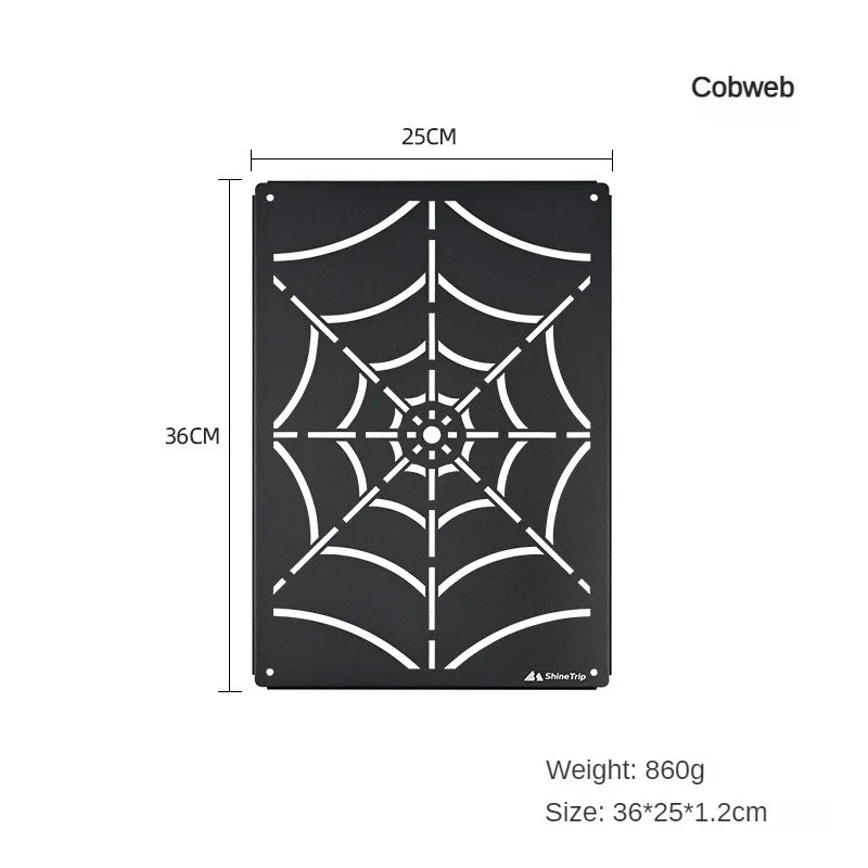 Folding Camping Tables Portable IGT Carbon Steel Ultralight Nature Hike Table - AURA