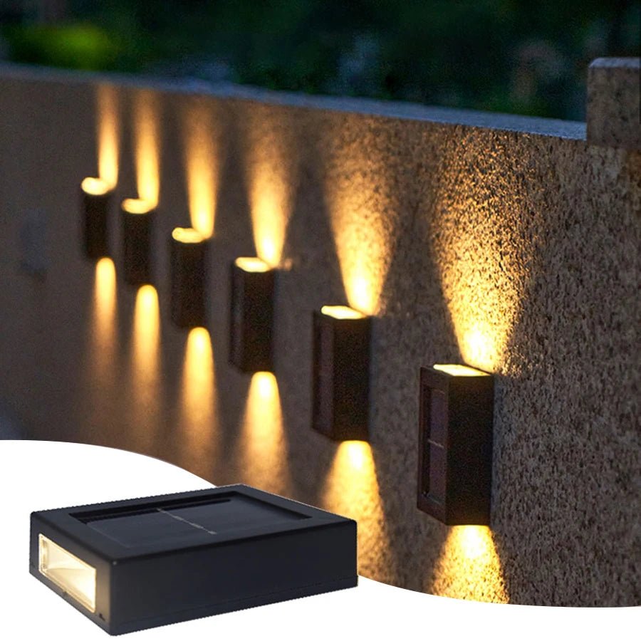Solar Light Outdoor Up and Down Wall Washer Light Waterproof Solar Lamp - AURA
