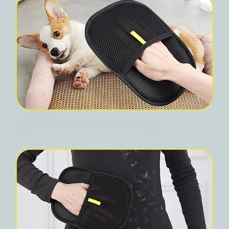 Pet Hair Remover Portable Washable Clothes Hair Dehairing Gloves - AURA