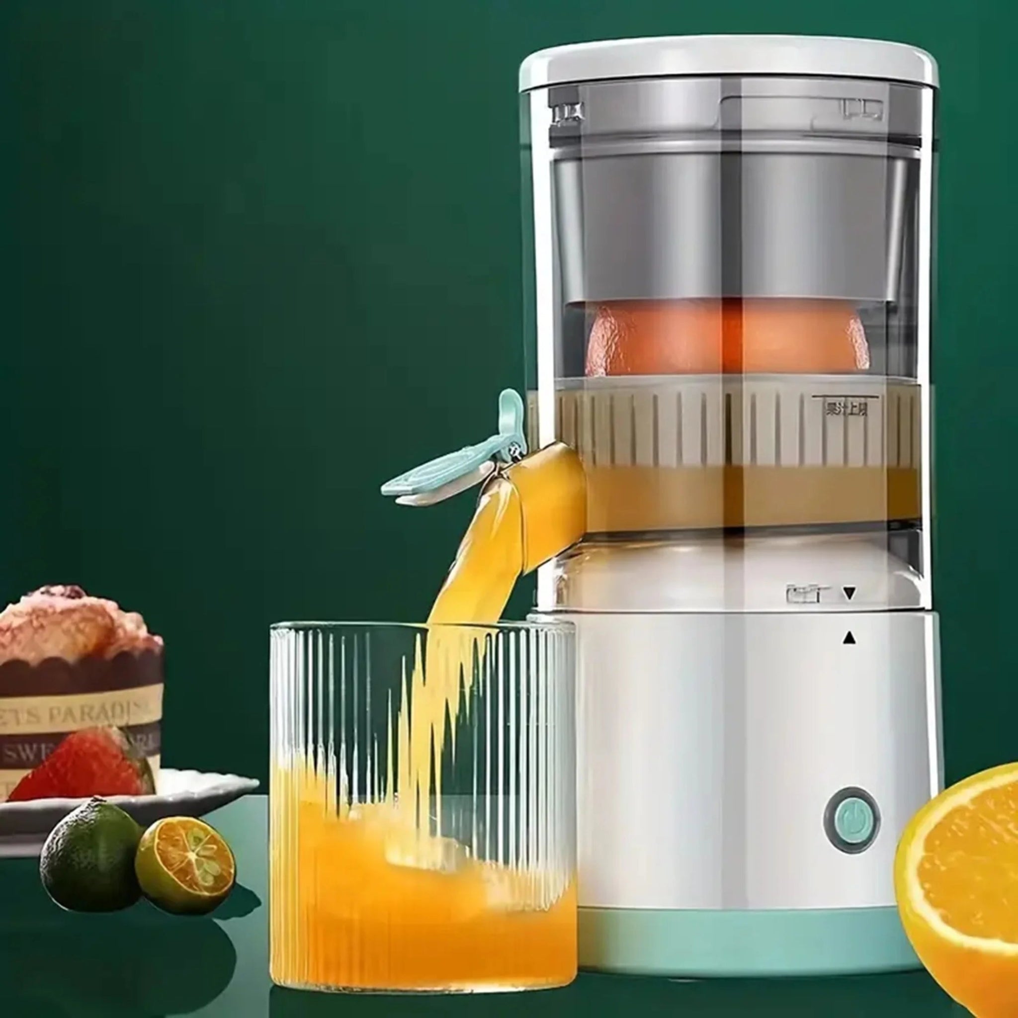 1PC electric juicer orange juice juicer USB rechargeable citrus lemon juicer - AURA