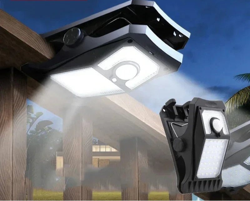 Solar LED Street Light Outdoor Clip - on Motion Sensing Light IP65 Waterproof - AURA