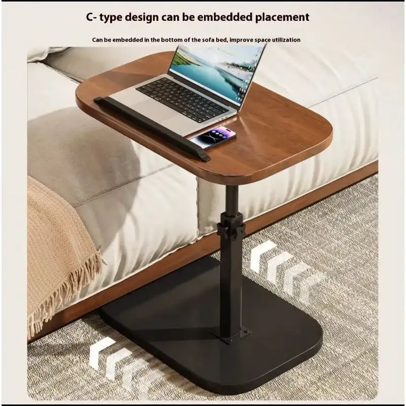Mobile adjustable edge table Household foldable Mobile Lift Computer Desk - AURA