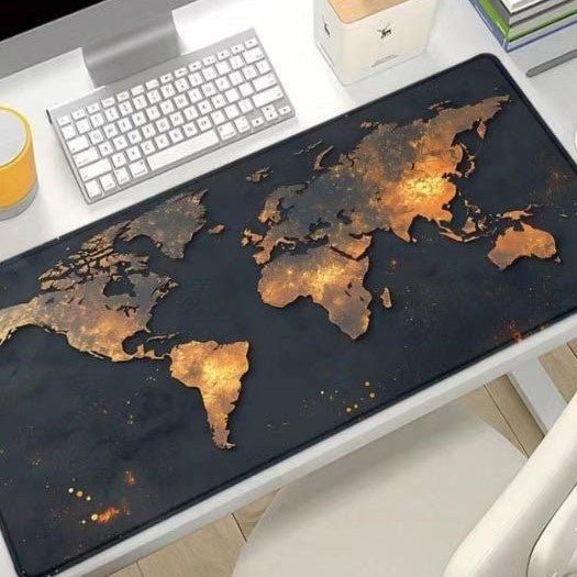 Oversized Popular US Dollar Pattern Office Mouse Mat Thickened - AURA