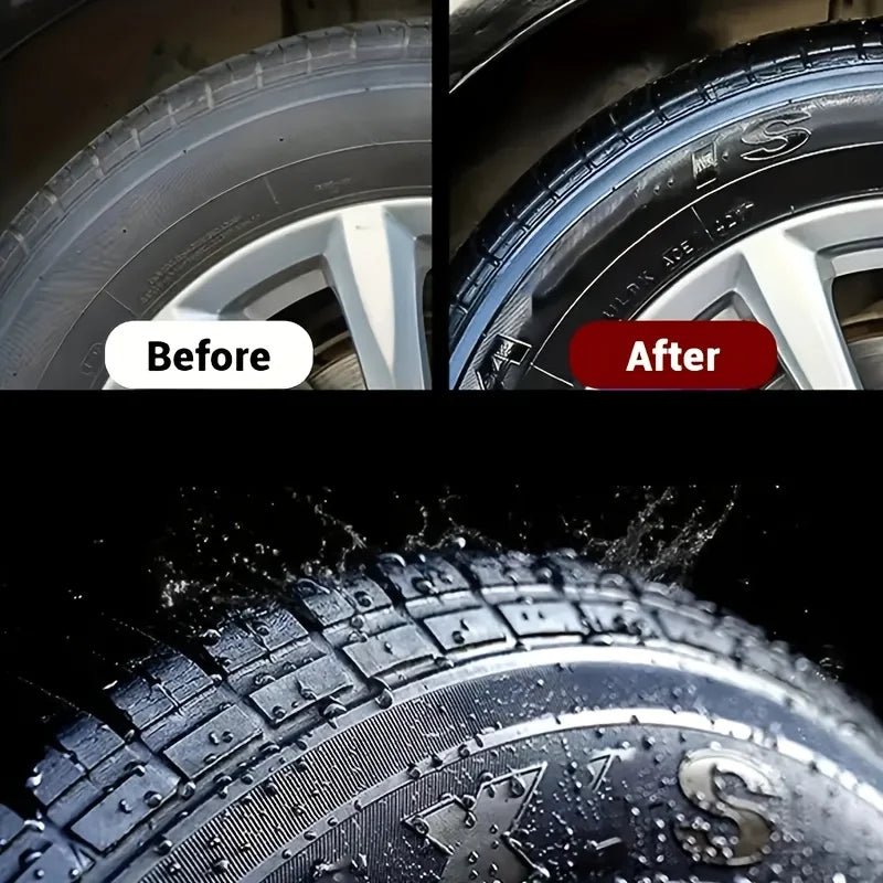 Tire Shine & Plastic Repair Paste - Removes Scratches - AURA