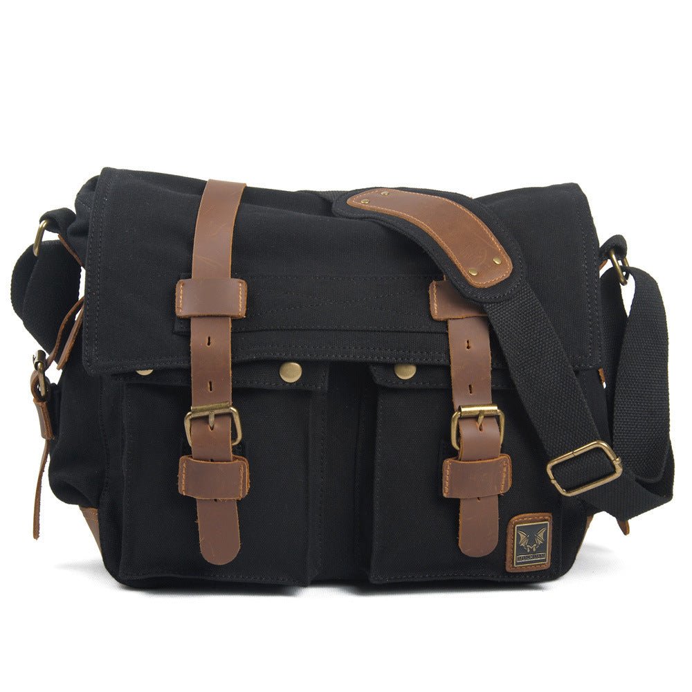 Men's And Women's Messenger Bags Horizontal Square Type - AURA