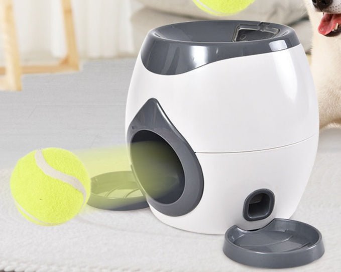 Smart Pet Feeder Tennis Ball Missing Device Throwing Reward Machine - AURA