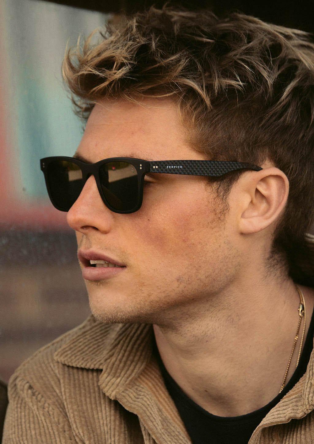 Hybrid - Atom - Carbon Fiber & Acetate Sunglasses - AURA