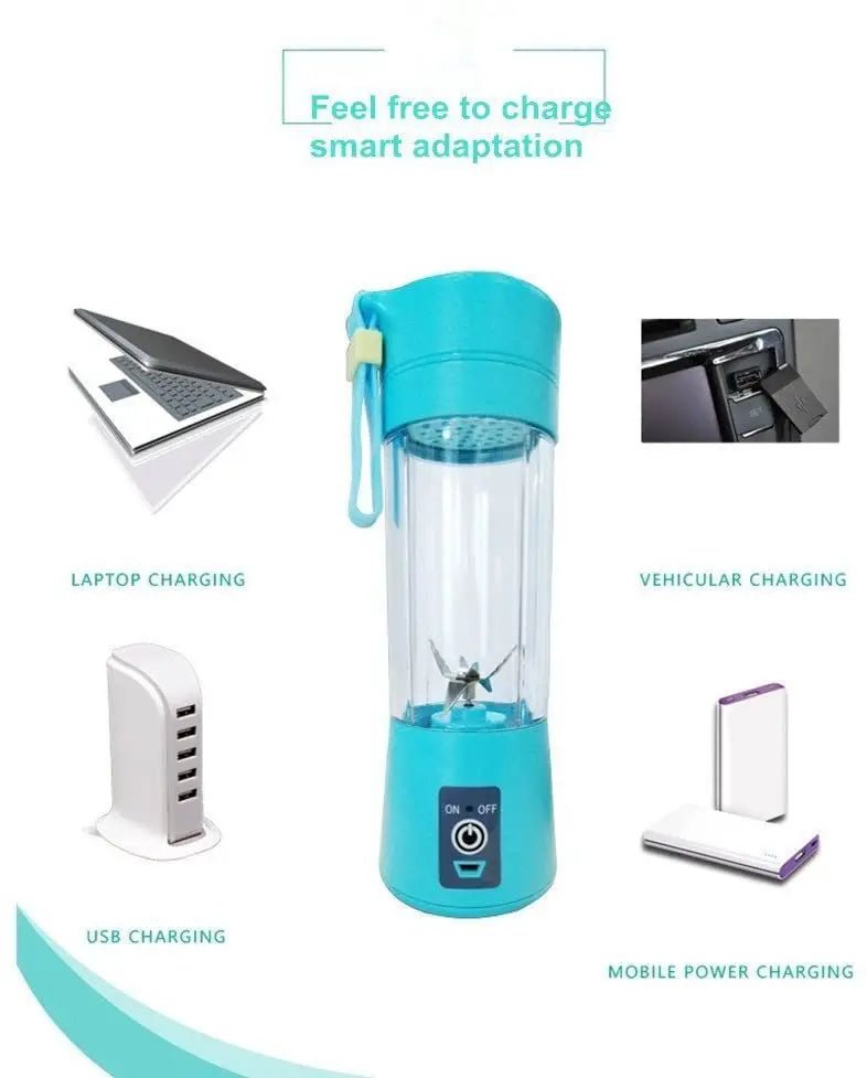 Portable Mini Electric Juicer USB Charging Smoothie Milkshake Maker - AURA