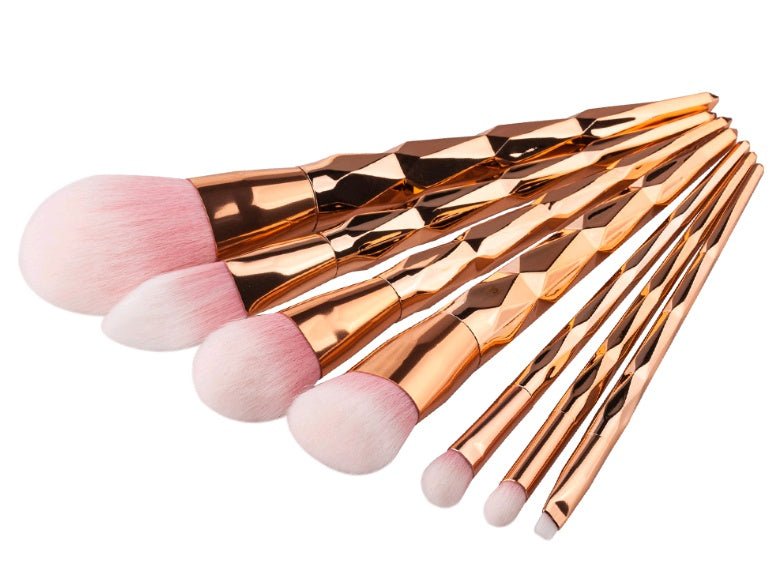 7 makeup brushes, makeup tools, diamond makeup brush foundation brush - AURA