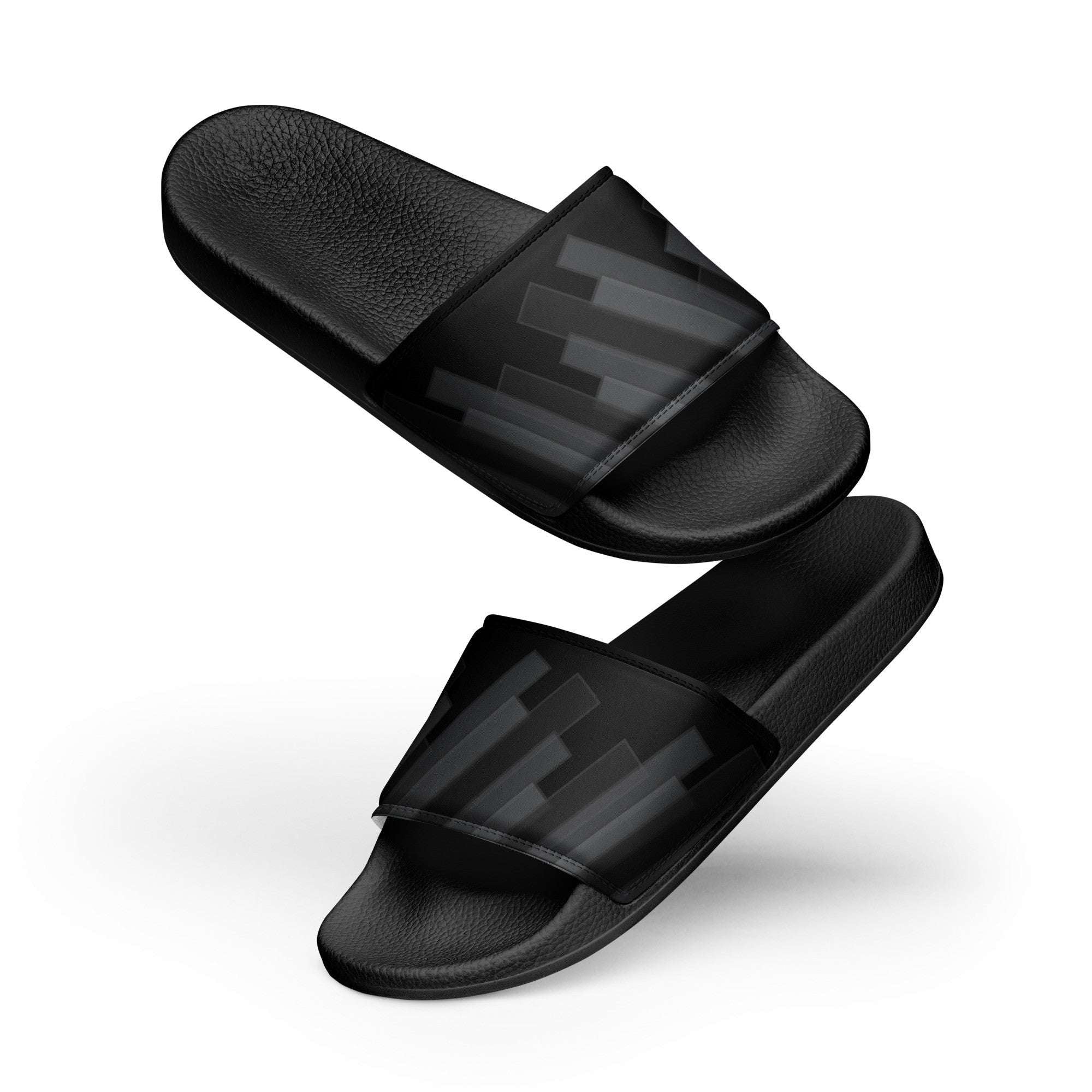 Vizzi - Men's Slides - 02 Black C - AURA
