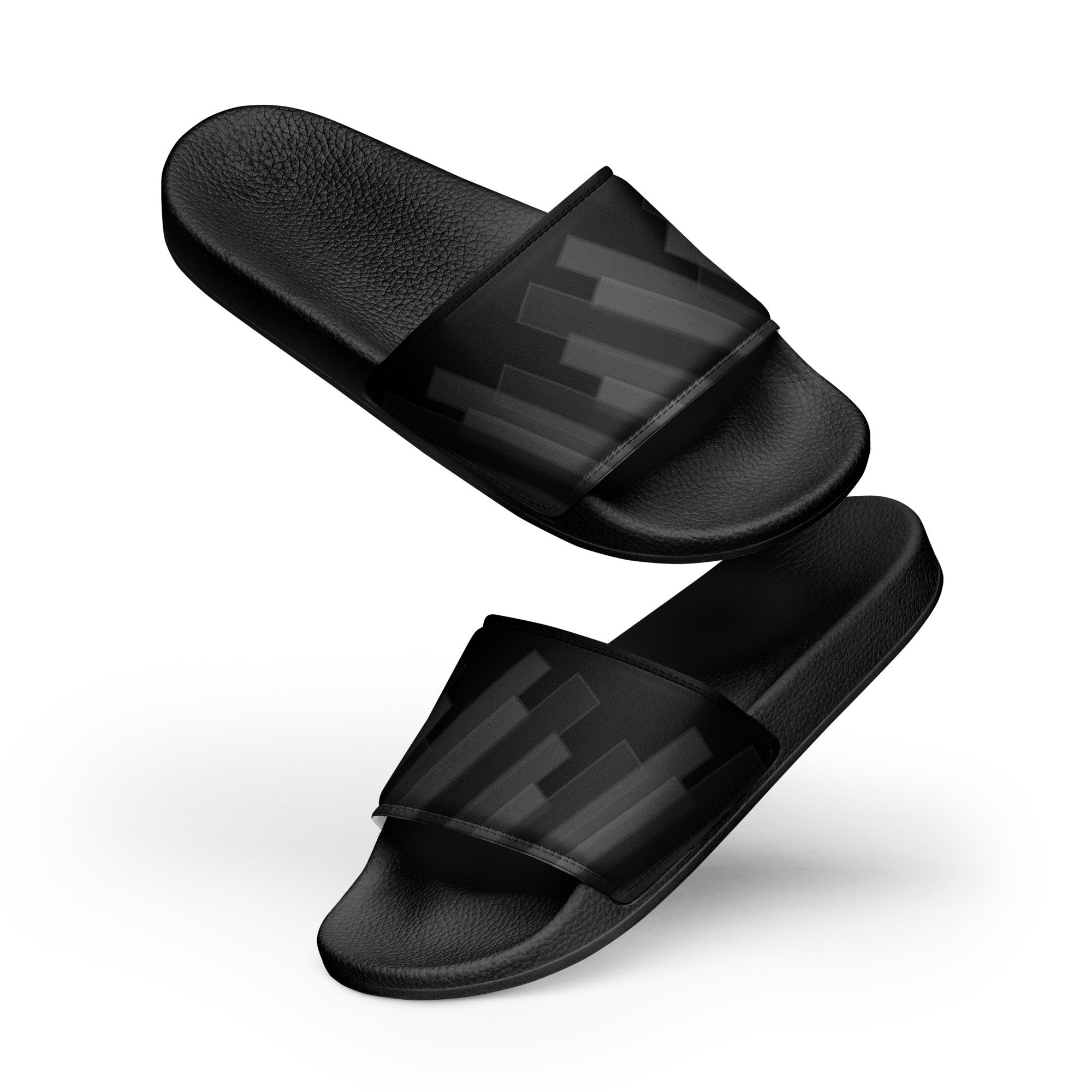 Vizzi - Men's Slides - 02 Black C - AURA