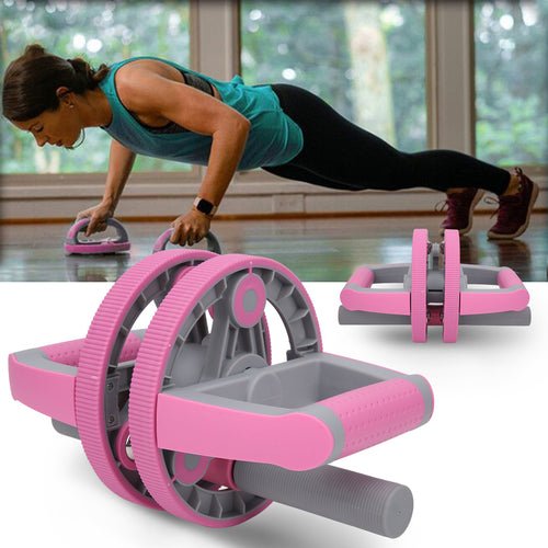 Multifunctional Abdominal Wheel Pull Strap Gym Fitness Training Set - AURA