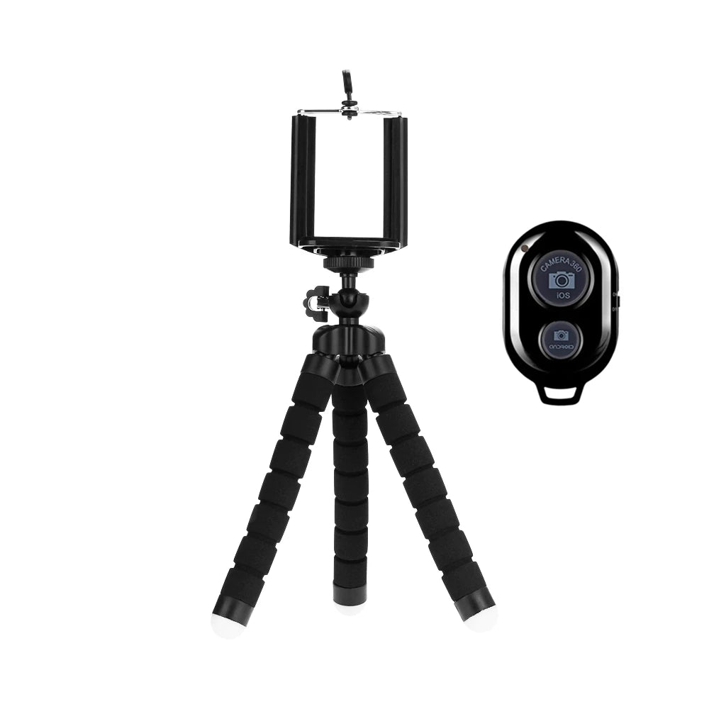 Tripods Tripod For Phone Mobile Camera Holder Clip Smartphone Monopod Tripe Stand - AURA