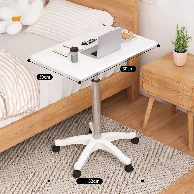 Small lift desk computer desk work desk with pulleys movable standing desk - AURA