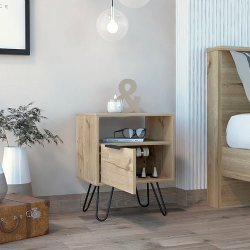 22" Oak Wood Nightstand - AURA
