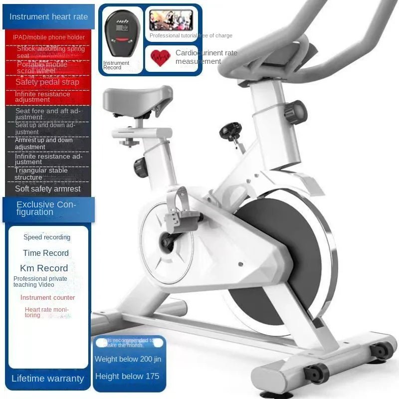 OVOZI Spin Bike Home Fitness Equipment Gym - AURA